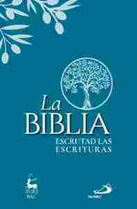 LA BIBLIA.. ESCRUTAD LAS ESCRITURAS. ENCUADERNACION AL CROMO