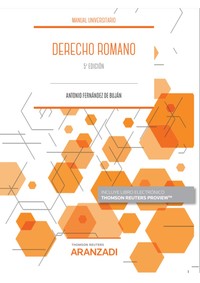DERECHO ROMANO (PAPEL + E-BOOK) (5º ED.)