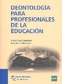 DEONTOLOGÍA PARA PROFESIONALES DE LA EDUCACIÓN
