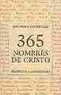 365 NOMBRES DE CRISTO (TELA)