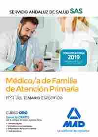 MEDICO/A DE FAMILIA DE ATENCION PRIMARIA SAS TEST DEL TEMARIO ESPECIFICO