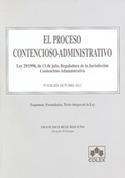 (9ª) EL PROCESO CONTENCIOSO ADMINISTRATIVO. LEY 29/1998, DE 13 DE JULIO, REGULADORA DE LA JURISDICCI