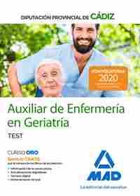 TEST. AUXILIARES DE ENFERMERÍA EN GERIATRÍA DIPUTACION DE CADIZ
