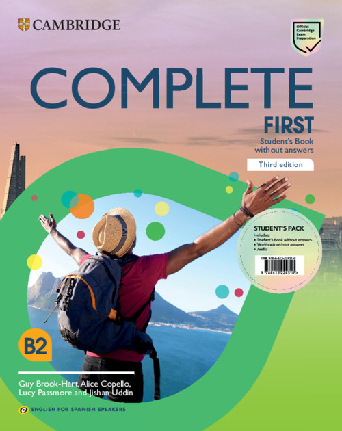 COMPLETE FIRST. PACK STUDENTŽS BOOK+WOORBOK. WITHOUT ANSWERS. WITH AUDIO