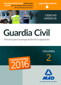 GUARDIA CIVIL TEMARIO PARA LA PREPARACIÓN DE OPOSICIÓN. MATERIAS SOCIOCULTURALES MATERIAS SOCIOCULTU