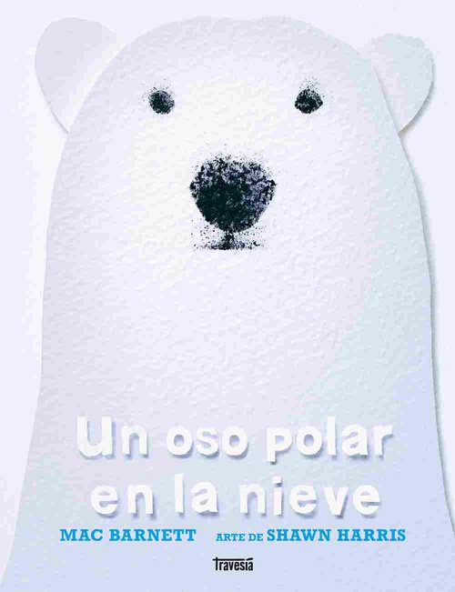UN OSO POLAR EN LA NIEVE
