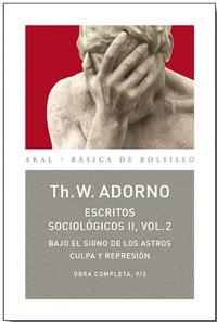 O.C. ADORNO. ESCRITOS SOCIOLOGICOS (VOL. 1, 2 Y 3)