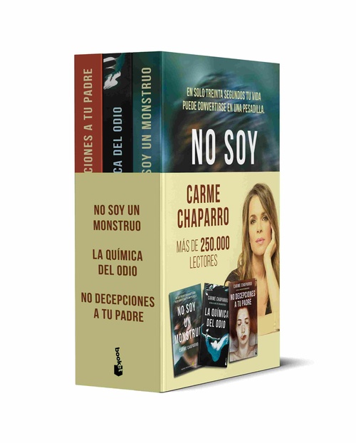 NO SOY UN MONSTRUO/LA QUÍMICA DEL ODIO/NO DECEPCIONES A TU PADRE (3 VOLS.)
