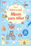 ALBUM PARA NIÑOS COLOREO Y PEGO