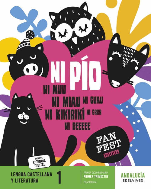 1º PR. LENGUA CASTELLANA. CUADRICULA. TRIMESTRAL