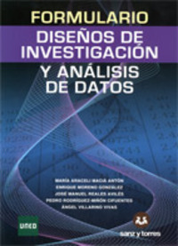 FORMULARIO DE DISEÑOS DE INVESTIGACIÓN Y ANALISIS DE DATOS