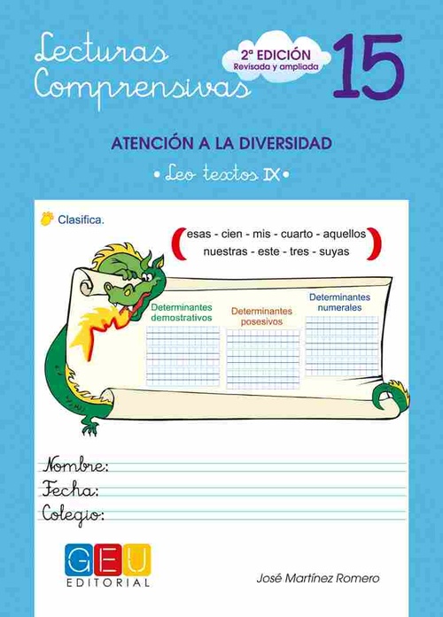 LECTURAS COMPRENSIVAS, 15.  ATENCIÓN A LA DIVERSIDAD