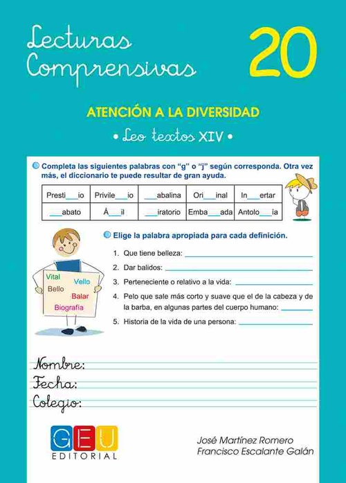 LECTURAS COMPRENSIVAS, 20.  ATENCIÓN A LA DIVERSIDAD