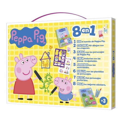 PEPPA PIG. MALETIN 8 EN 1