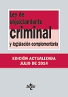 LEY DE ENJUICIAMIENTO CRIMINAL Y LEGISLACION COMPLEMENTARIA 2014