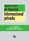 24º. LEGISLACIÓN BÁSICA DE DERECHO INTERNACIONAL PRIVADO