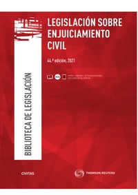 (44º) LEGISLACIÓN SOBRE ENJUICIAMIENTO CIVIL (PAPEL + E-BOOK).