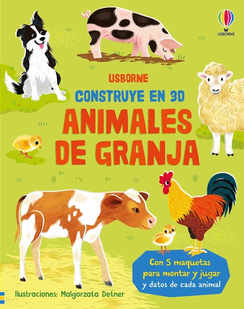 ANIMALES DE GRANJA. CONSTRUYE EN 3D