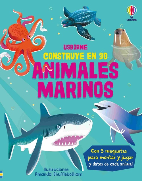 ANIMALES MARINO. CONSTRUYE EN 3D