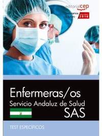 ENFERMERAS/OS. SERVICIO ANDALUZ DE SALUD (SAS). TEST ESPECÍFICOS 