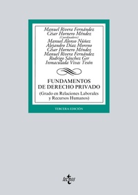 (3ª) FUNDAMENTOS DE DERECHO PRIVADO. (GRADO EN RELACIONES LABORALES Y RECURSOS HUMANOS)