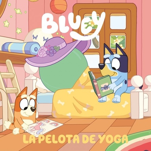 LA PELOTA DE YOGA. BLUEY