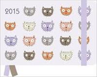 2015 AGENDA KATE LARSEN CATS - GREENLINE DIARIES 15X10
