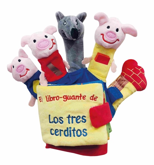 LOS 3 CERDITOS Y EL LOBO. LIBRO GUANTE CON TITERES