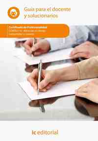 GUIA DOCENTE.ATENCIÓN AL CLIENTE, CONSUMIDOR O USUARIO : GUÍA PARA EL DOCENTE Y SOLUCIONARIOS