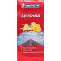 783. LETONIA. MAPA NATIONAL 2012 ESCALA 1:350.000