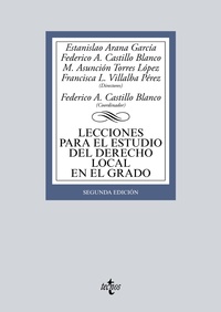LECCIONES PARA EL ESTUDIO DEL DERECHO LOCAL EN EL GRADO.