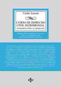 (26º) CURSO DE DERECHO CIVIL PATRIMONIAL. INTRODUCCIÓN AL DERECHO