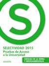 CIENCIAS DE LA TIERRA Y MEDIOAMBIENTALES. SELECTIVIDAD 2015