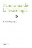 PANORAMA DE LEXICOLOGIA