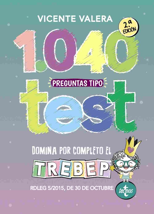 1040 PREGUNTAS TIPO TEST. DOMINA POR COMPLETO ELTREBEP. RDLEG 5/2015, DE 30 DE OCTUBRE