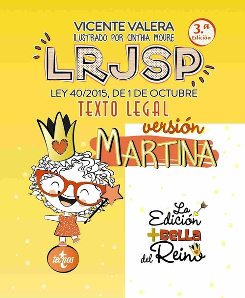 LRJSP VERSIÓN MARTINA. LEY 40/2015 DE 1 DE OCTUBRE. TEXTO LEGAL