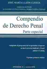 COMPENDIO DE DERECHO PENAL. PARTE ESPECIAL. (2018)