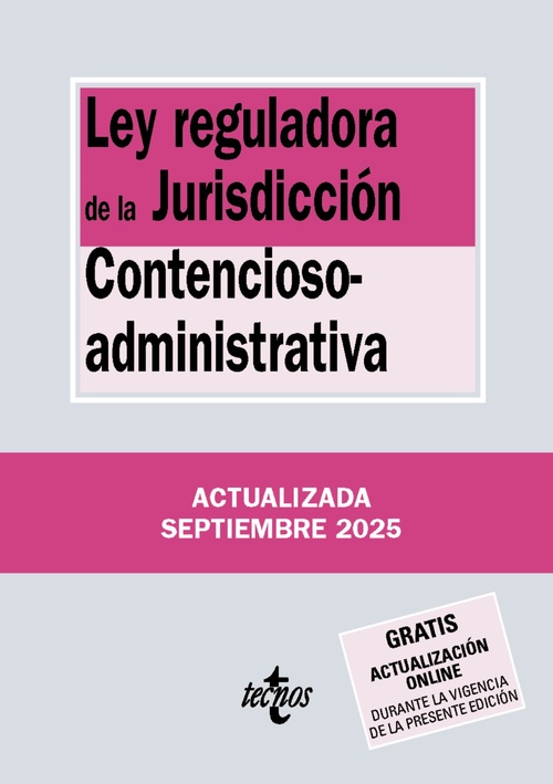 LEY REGULADORA DE LA JURISDICCIÓN CONTENCIOSO-ADMINISTRATIVA