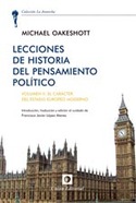 II.LECCIONES DE HISTORIA DEL PENSAMIENTO POLITICO: EL CARACTER DEL ESTADO EUROPEO MODERNO