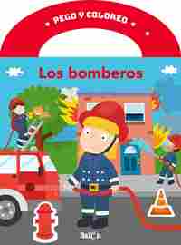 LOS BOMBEROS. PEGO Y COLOREO