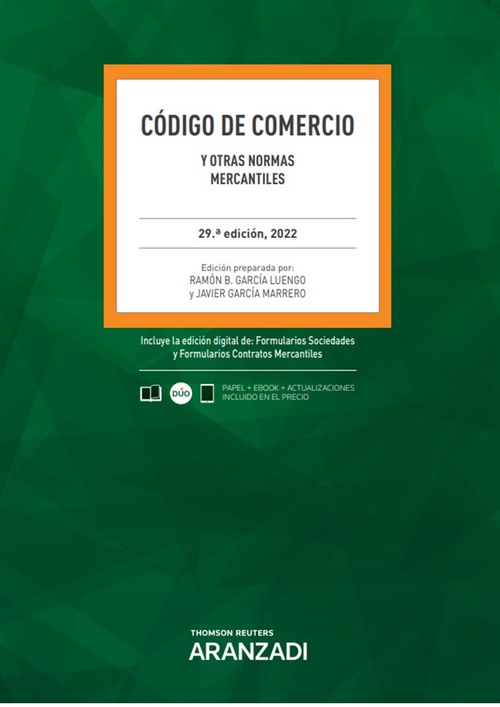 CÓDIGO DE COMERCIO Y OTRAS NORMAS MERCANTILES (PAPEL + E-BOOK).