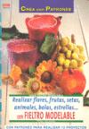 REALIZAR FLORES FRUTAS SETAS ANIMALES BOLAS FIELTR