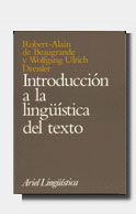 INTRODUCCION A LA LINGUISTICA DEL TEXTO