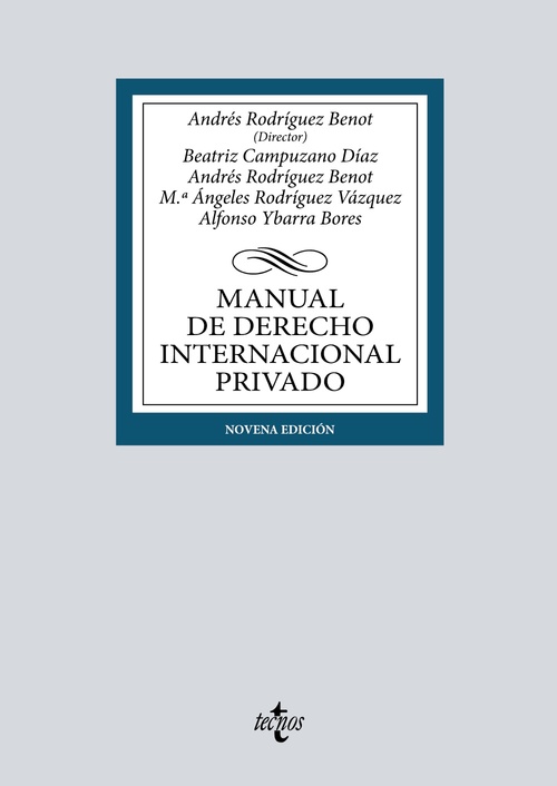 MANUAL DE DERECHO INTERNACIONAL PRIVADO
