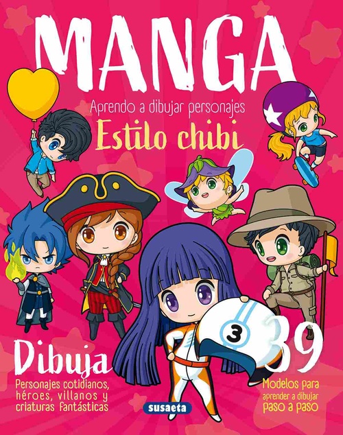 MANGA. ESTILO CHIBI. APRENDO A DIBUJAR PERSONAJES